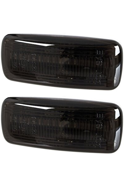 Autowag Semnalizator lateral LED dinamic, set de 2, negru fumuriu, pentru Audi A2 2000-2005