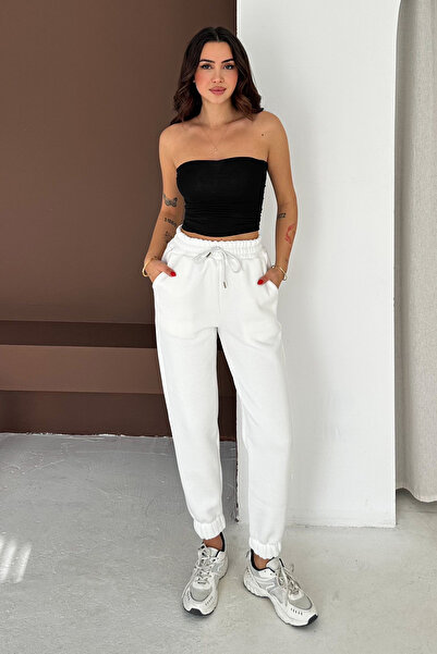 Noa Noa Γυναικείο παντελόνι Jogger με ψηλή μέση – Soft Motion