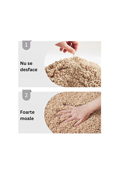 OPTIM DEKO Plush Bath Mat 90x60 cm — Ultra Absorbent, Non-Slip, Very Soft Microfiber