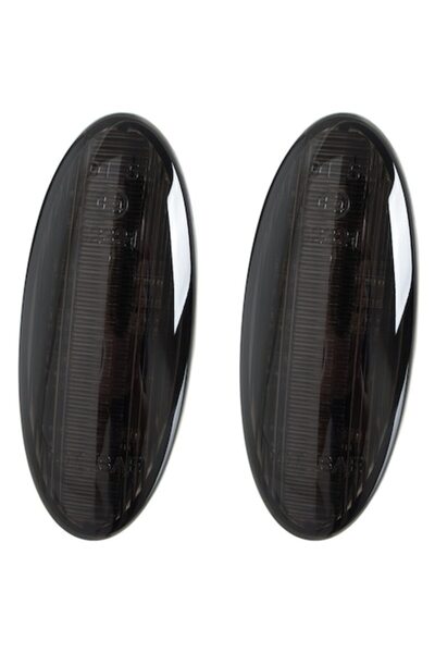 Autowag Dynamic LED side indicators, set of 2, smoke black, for Nissan models