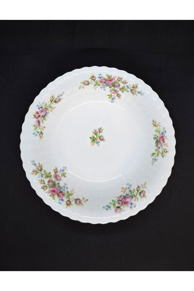 Royal Albert Moss Rose Bone China Porcelain Serving Bowl 24 cm