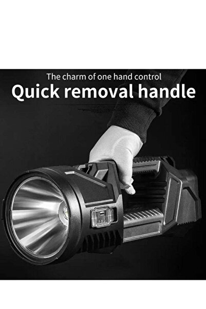 The comprehensive house Solar-powered rechargeable spotlight, LED flashlight