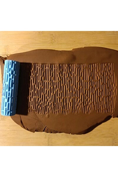 Enbceramic 10 CM SERAMİK POLİMER KİL PASTACILIK KURABİYE KALIP DOKU RULOSU DE...