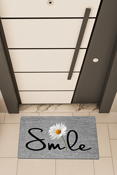 Dormot High Quality Digital Printing, Standard, Daisy Smile Themed Doormat