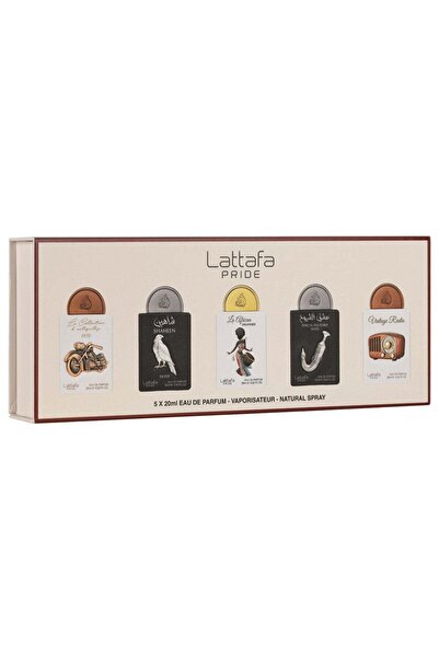 lattafa pride مجموعة هدايا GS - 05 للجنسين | 20 مل × 5 قطع