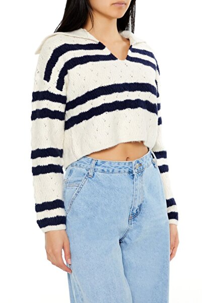 Forever 21 Çizgili Kazak