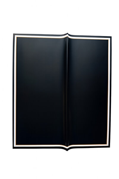 ÇINARASYADAHOME Siyah 58x58 cm Bordür Çerçeveli Şık Hediyelik Ambalaj Kağıdı ...