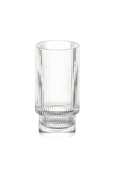 Gonga Set of 4 specially designed glasses, for latte coffee and long drinks, 270 ml, Gonga® Transparent