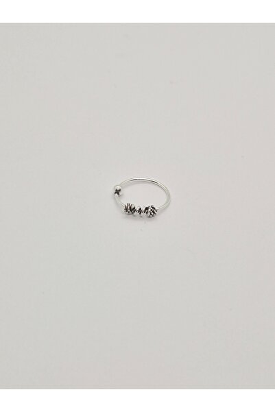 Set 925 Ayar Gümüş Örgülü Karartmalı Toplu Halka Piercing Burun Hızma ( Çap: ...