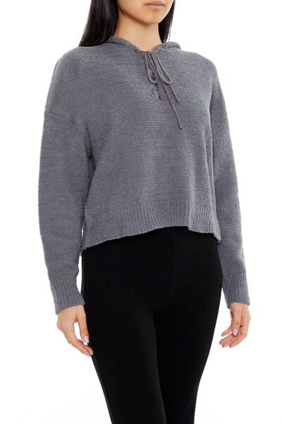 Forever 21 Yarım Yaka Kapüşonlu Kazak