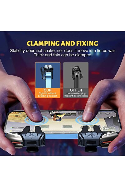 Generic Exifor Game Trigger - 6-Finger Mobile Controller (Developer 2024), Compatible with iPhone & Android