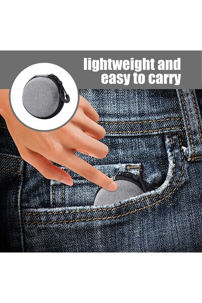 Generic Portable Hard Shell Headphone Case - 3-Pack (Gray)