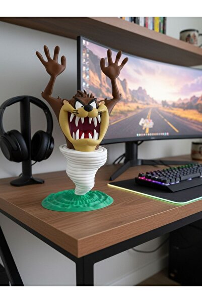 MCY DEKOR Tazmanya Canavarı (Taz) Kasırga Figür | Hız ve Enerji Koleksiyonluk