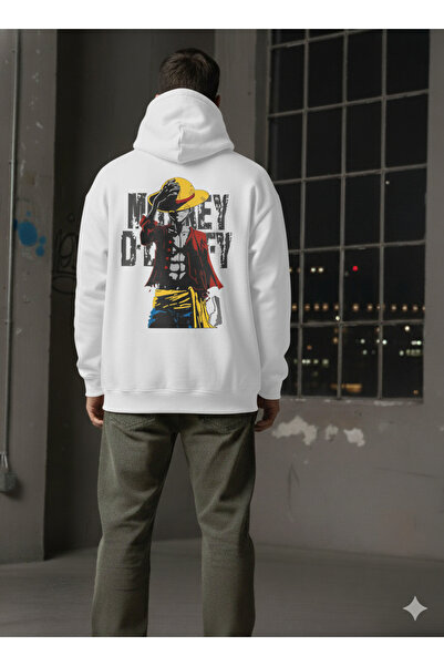 EFFRENATU مطبوع هوديي بغطاء رأس سويت شيرت