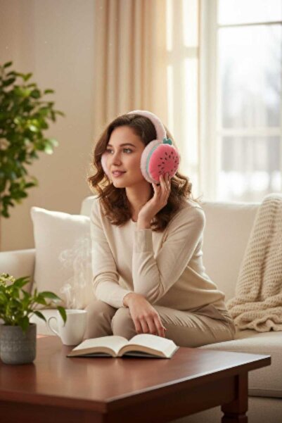 C&A&B KUZEY AVİZE Fruit Plush Winter Foldable Earmuff Ear Protection from Cold