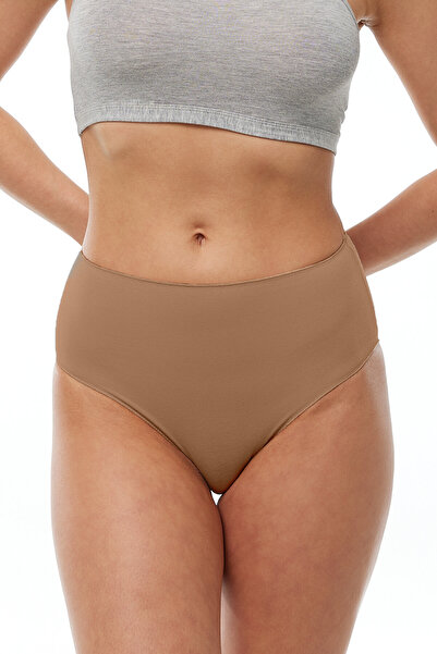 Malabadi Kadın 2'li Paket Modal Yüksek Bel Görünmez Slip Külot 1955, İç Çamaşır
