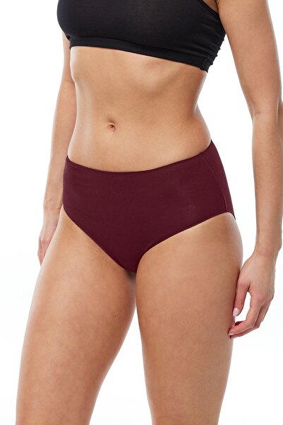 Malabadi Women's 2-Pack Modal High Waist Invisible Slip Panties 1955, Underwear