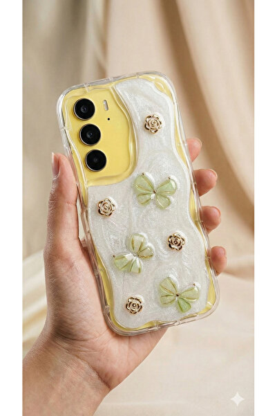 Rivor حافظة متوافقة مع Realme C75، غطاء ممتاز مع حماية للكاميرا على شكل فراشة...