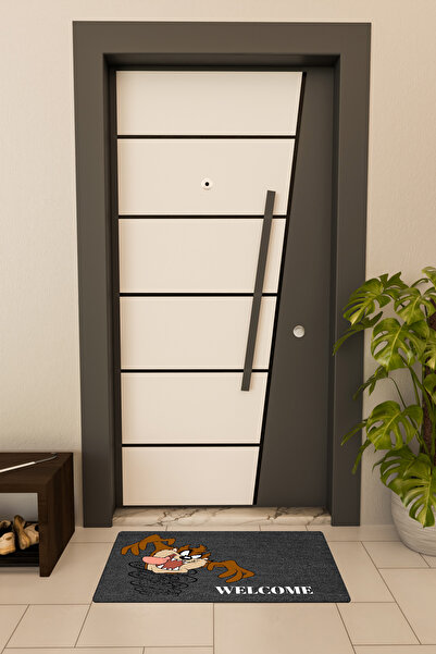 Dormot High-Quality Digital Printing, Tasmanian Devil Welcome Themed Doormat