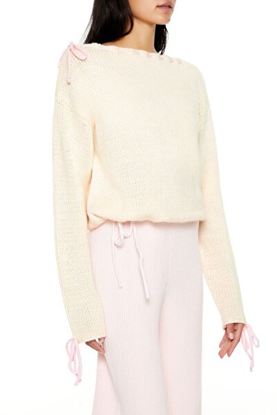 Forever 21 İpli Fiyonk Detaylı Kazak