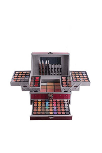 Cosmeticos Makeup kit 196 shades, large bag Miss Rose, Pink