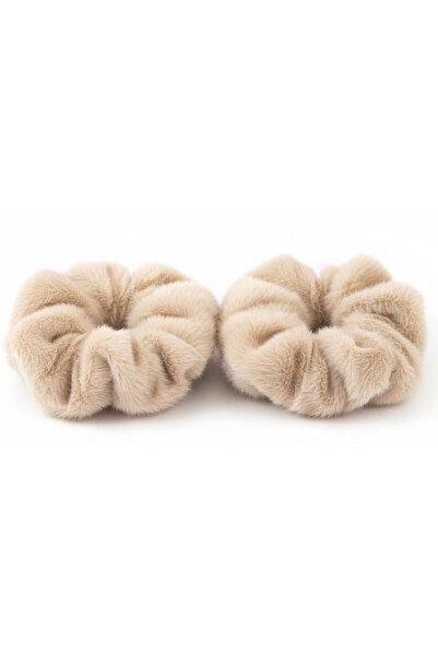 Jaida Moda Women's Elastic Velvet Scrunchies Set of 2 – Stylish and Comfortable Hair Accessory