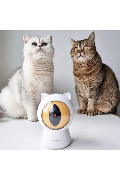 Gonga Petoneer Smart Dot Laser Toy for Dogs and Cats, Eye Pattern, Gonga® White