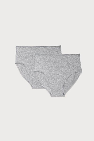 Malabadi ملابس داخلية نسائية مكونة من قطعتين من مودال عالية الخصر غير مرئية 1...