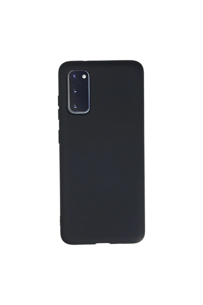 eco port حافظة سامسونج جالاكسي S20 نانو من السيليكون المخملي الداخلي - أزرق داكن