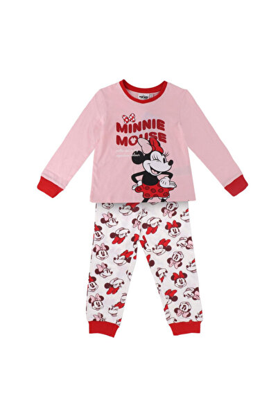 Minnie Mouse Girls' cotton pajamas, 2 pieces, long sleeve Polka Dot