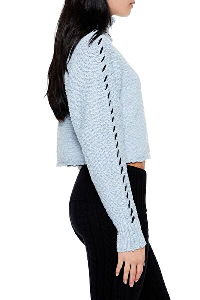 Forever 21 Dikişli Yüksek Yaka Kazak