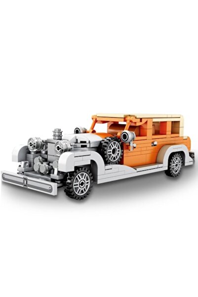 TEONA CONCEPT Reobrix 810 Car Model Building Block Set – Vintage Rolls-Royce Phantom II Type, 304 Pieces
