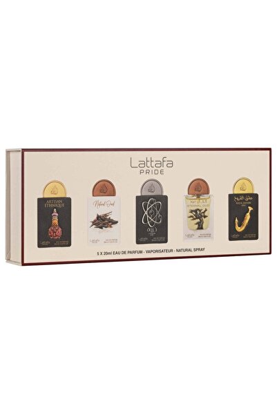 lattafa pride GIFTSET Collection GS Box - 02 for Unisex | 20ml x 5Pcs