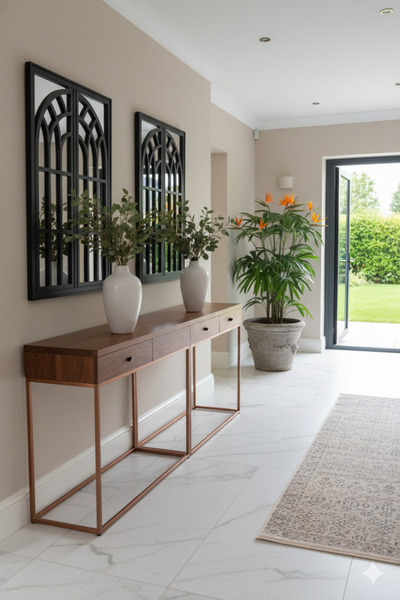 Generic Elegant mirror set with a luxurious frame, 97 x 66 cm