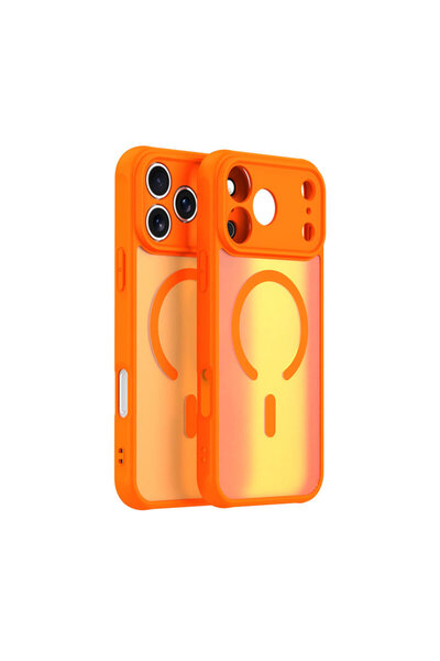 Techsuit iPhone 17 Pro Max HaloFrost II MagSafe Case, orange