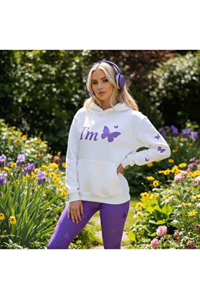 cto your style Oversized 3 Yarn Ka Hooded Weatshirt