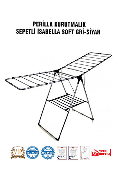 Vip Home Concept Market Ürünleri Vip Perilla Kurutmalık Sepetli İsabella Soft...