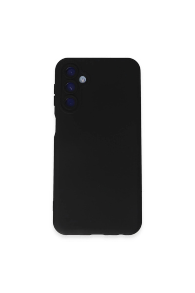 eco port حافظة سامسونج جالاكسي M14 5G نانو من الداخل سيليكون مخملي - أسود