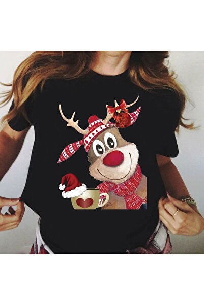 OEM 100% Cotton T-shirt Black Cute Ren