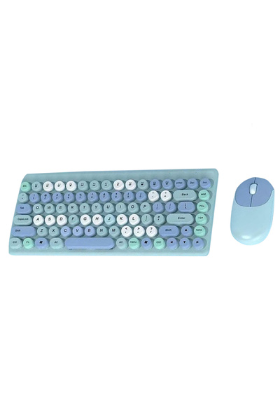 BUFS Kablosuz Klavye & Mouse Set – Şık Tasarım, USB Alıcılı, Masaüstü & Noteb...