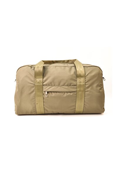 ICONE BAG Khaki Sports Women & Men Sports Bag, Unisex Sports Fitness Gym Bag with Parachute Fabric Front Pocket