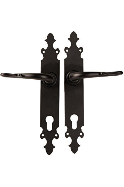 Evotools Mânere rustice pentru porți exterioare cu garnitură în Y LL 2065 90 mm