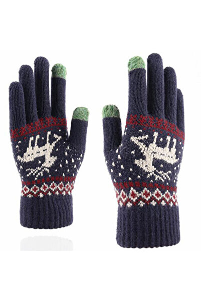 Techsuit Mănuși tactile Reindeer, albastre, ST0002