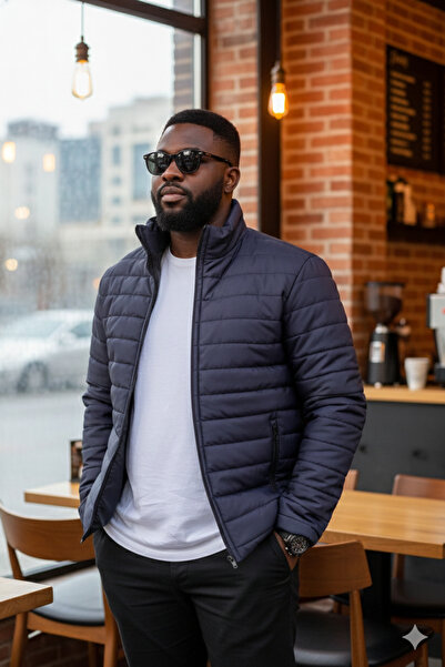 MEYASU New Season a Quality Comfortable Fit Lined Quilted Coat