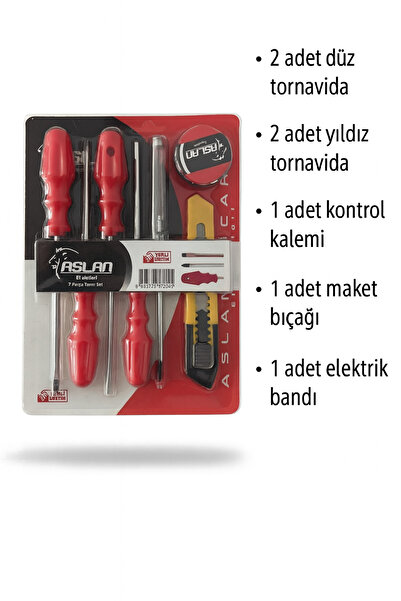 yuenze 7 Parça Çok Amaçlı Tamir Tornavida Seti