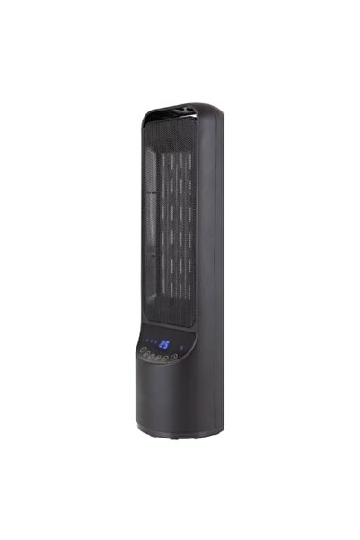 Rovitech Ceramic Tower Heater 2000W, 2 Power Levels, Timer, Black
