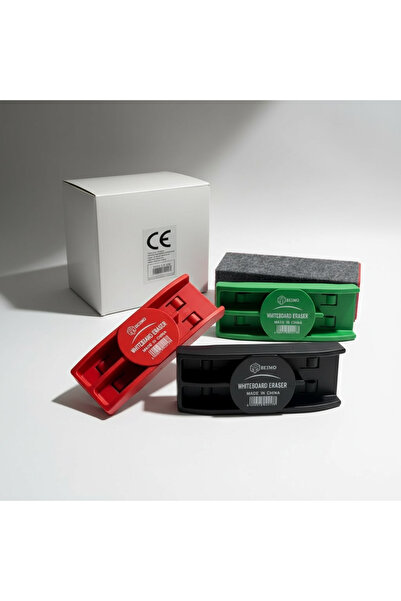 Beimo ممحاة سبورة مغناطيسية مع حامل قلم (مع مكان لوضع القلم) 2 قطعة