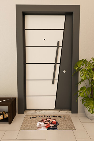 Dormot High-Quality Digital Printing, Welcome to Our Family and Home Themed Doormat