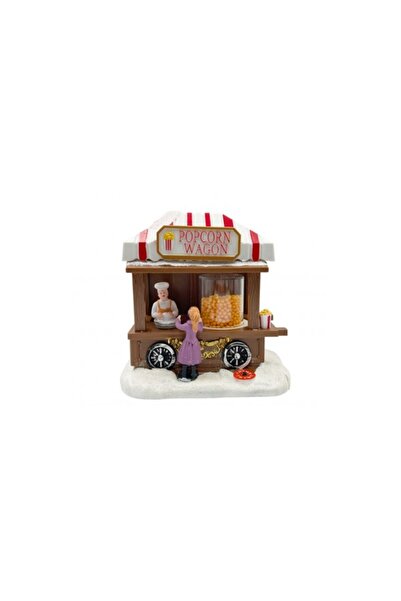 Aca Christmas LED Decoration "Popcorn Shop"