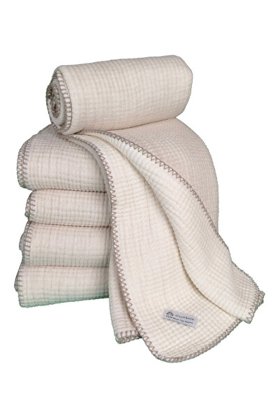 chuck&zoe Piper %100 Pamuk 4 Katlı Müslin Dokuma Dolgulu Çoban Kenar Nakışlı ...